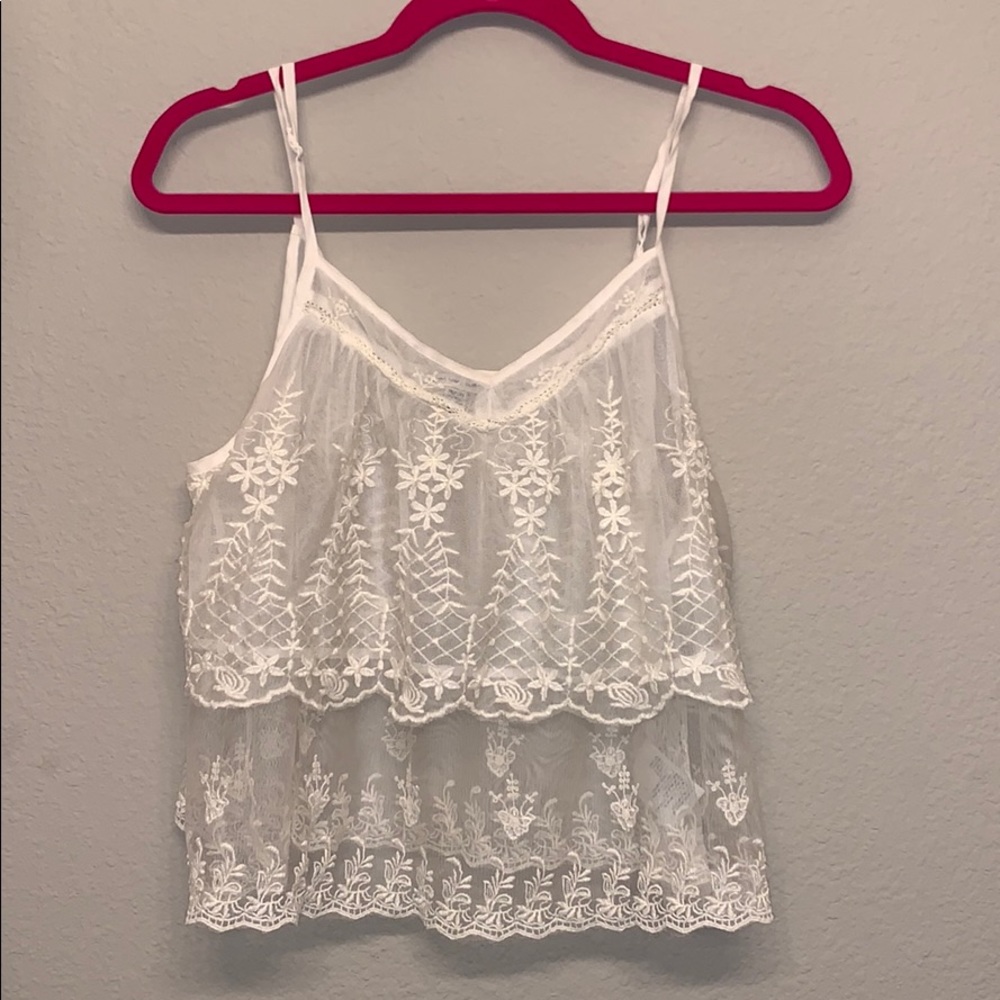 AE Lace + Mesh Tank